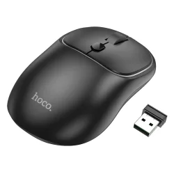 Mouse Wireless HOCO GM25, 1600DPI, BT / Wi-Fi, Nero