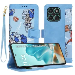 Custodia per Motorola Edge 60 Fusion / Edge 60, Techsuit, FlipCraft, Blu