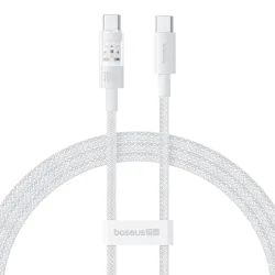 Cavo Dati e Ricarica USB-C - USB-C Baseus Gem, 100W, 2m, Bianco P10373000211-01