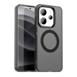 Custodia MagSafe per Xiaomi Redmi Note 14 4G (Regionale), Techsuit, CandyCase, Nera