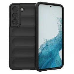 Custodia per Samsung Galaxy S22 5G S901, Techsuit, Magic Shield, Nera