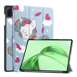 Custodia per Honor Pad X8a, Techsuit, FoldPro Unicorn, Multicolore