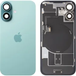 Copertura Batteria Apple iPhone 16, Verde (Teal), Swap Premium