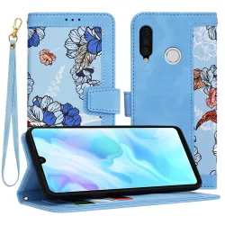 Custodia per Huawei P30 lite New Edition / P30 lite, Techsuit, FlipCraft, Blu