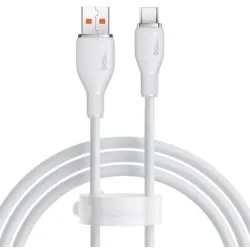Cavo Dati e Ricarica USB-A - USB-C Baseus Pudding, 100W, 2m, Bianco P10355703221-01