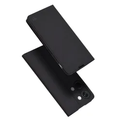 Custodia per OnePlus Nord 3, Techsuit, Magskin Book, Nera