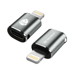 Adattatore Dati e Ricarica USB-C - Lightning Techsuit A11 TitanCoreX, Grigio
