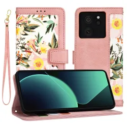 Custodia per Xiaomi 13T Pro / 13T, Techsuit, FlipCraft, Rosa