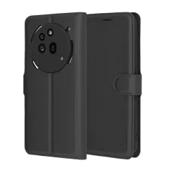 Custodia per Nothing Phone (3a) Pro, Techsuit, Leather Folio, Nera