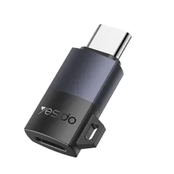 Adattatore Dati e Ricarica Lightning - USB-C Yesido GS28, Grigio