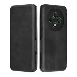 Custodia per Oppo Reno12 FS 5G / Reno12 FS 4G / Reno12 F 4G / Reno12 F, Techsuit, Safe Wallet Plus, Nera