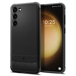 Custodia per Samsung Galaxy S23 S911, Spigen, Rugged Armour, nera ACS05711