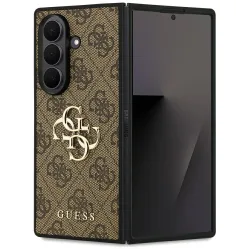 Custodia per Samsung Galaxy Z Fold7 F966, Guess, 4G Big Logo, Marrone