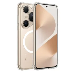 Custodia MagSafe per Huawei Pura 80 Pro, Techsuit, Antiurto, Trasparente