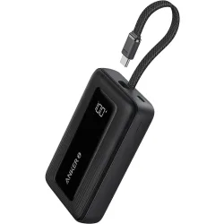 Batteria Esterna Anker Zolo, 10000mAh, 30W, QC + PD, 1 x USB-A - 2 x USB-C, Nera A1688H11