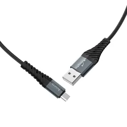 HOCO X38 Cool Cavo USB-A - microUSB per dati e ricarica, 18W, 1 m, nero
