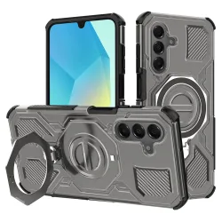 Custodia per Samsung Galaxy A16 5G A166 / A16 4G A165, Techsuit, Carbon Shield Pro, Fumé