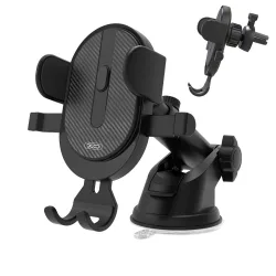 Supporto Auto XO Design C60 2in1, 4inch - 6inch, Nero