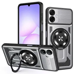 Custodia per Samsung Galaxy A07 4G A075, Techsuit, RuggedCam, Grigio
