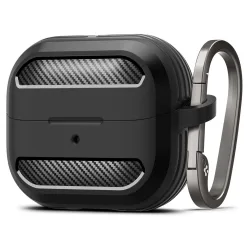Custodia Spigen Rugged Armor per Samsung Galaxy Buds3 FE / Buds3 Pro / Buds3, Nera ACS08330