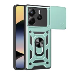 Custodia per Xiaomi Redmi Note 14 4G (Standard), Techsuit, CamShield, Verde