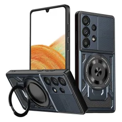 Custodia per Samsung Galaxy A33 5G A336, Techsuit, RuggedCam, Blu