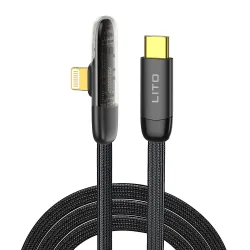 Cavo Dati e Ricarica USB-C - Lightning Lito LD11CL, 30W, 1m, Nero