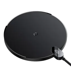 Caricabatterie Wireless Baseus Digital Led Display Gen 2, 15W, 1.67A, Nero CCED000001