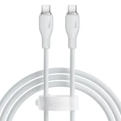 Cavo Dati e Ricarica USB-C - USB-C Baseus Pudding, 100W, 1.2m, Bianco P10355702221-00