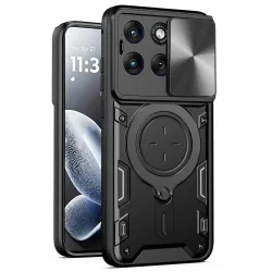 Custodia per Motorola Edge 70 Fusion, Techsuit, CamGuard Pro, Nera