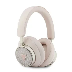 Auricolare Bluetooth Guess 4G Gold con Logo Triangolo, A2DP, Rosa