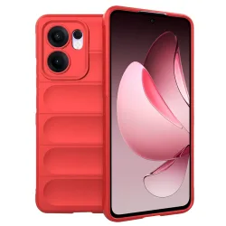 Custodia per Oppo Reno13 FS 5G / Reno13 F 4G / Reno13 F, Techsuit, Magic Shield, Rossa