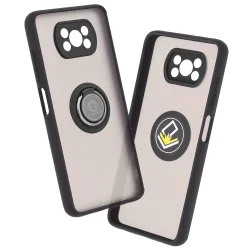 Custodia per Xiaomi Poco X3 Pro / X3 NFC / X3, Techsuit, Glinth, Nera