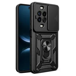 Custodia per Huawei nova 14 Pro, Techsuit, CamShield, Nera