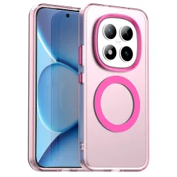 Custodia MagSafe per Xiaomi Poco M8 Pro / Redmi Note 15 Pro+ 5G, Techsuit, CandyCase, Rosa