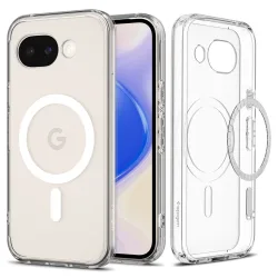 Custodia MagSafe per Google Pixel 10a, Spigen, Ultra Hybrid, Trasparente Bianca ACS11276