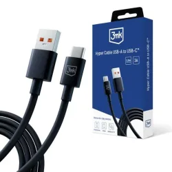 Cavo Dati e Ricarica USB-A - USB-C 3MK Hyper, 18W, 1.2m, Nero