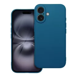 Custodia per Apple iPhone 16, OEM, Opaca, Blu
