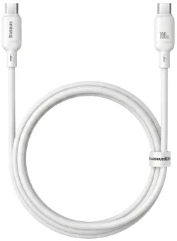 Cavo Dati e Ricarica USB-C - USB-C Baseus Silky, 100W, 1m, Bianco P10377704213-00