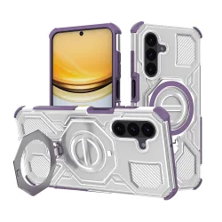 Custodia per Samsung Galaxy A37 5G, Techsuit, Carbon Shield Pro, Viola
