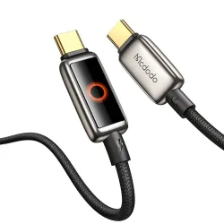 Cavo Dati e Ricarica USB-C - USB-C McDodo CA-6680 Spegnimento Automatico, 100W, 1.2m, Nero