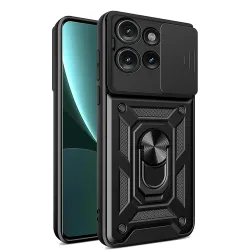 Custodia per Motorola Edge 50, Techsuit, CamShield, Nera