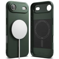 Custodia MagSafe per Apple iPhone 17 Air, Ringke, Onyx, Verde Scuro