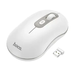 Mouse Wireless HOCO GM21, 1600DPI, Bianco