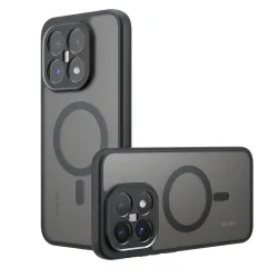 Custodia MagSafe per Xiaomi 15T, Techsuit, PureFrost, Nera Satinata