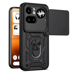 Custodia per Nothing Phone (4a) Pro, Techsuit, CamShield, Nera