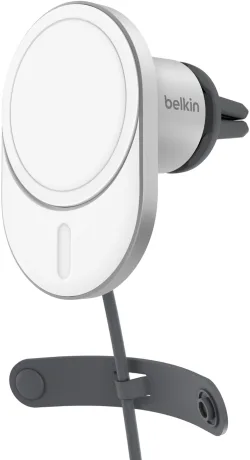 Caricatore Auto Wireless Belkin BoostCharge Pro, 15W, 1.67A, Bianco WIC008btGR-V2