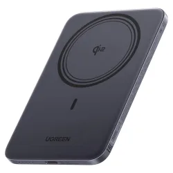 Batteria Esterna Wireless UGREEN PB580 (75984B), 5000mAh, 20W, PD + FQI, 1 x QI - 1 x USB-C, Grigio