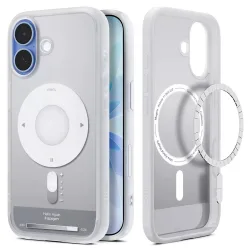 Custodia MagSafe per Apple iPhone 17, Spigen, Ultra Hybrid Classic, Argento ACS10389