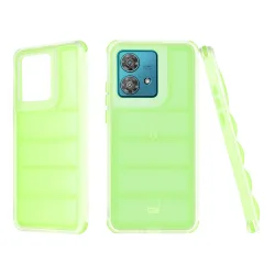 Custodia per Motorola Edge 40 Neo, Techsuit, Wave Shield, Verde